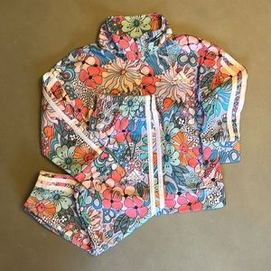 Adidas Floral Track Suit